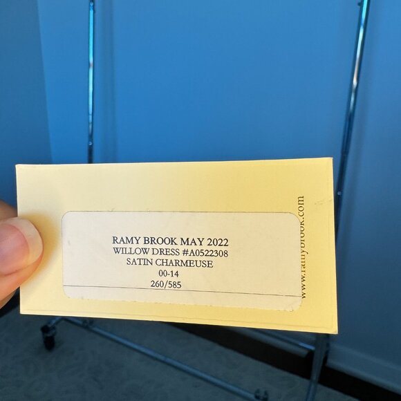 Ramy Brook Willow One-Shoulder Gown – Satin Charmeuse – Black - Picture 3 of 3